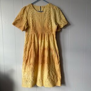Tea n Rose Hand Dyed Mini Dress